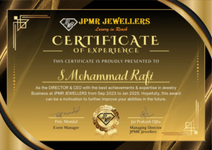 Jewelry in Gold, silver and diamonds
